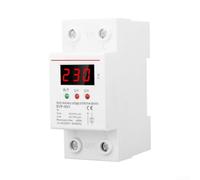 220V AC Adjustable Voltage Threshold Relay 40A Circuit Breaker with Fast Response to Over Under Voltage Events