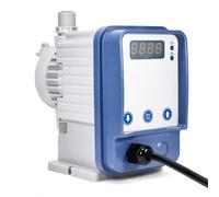 220V AC Electromagnetic Diaphragm Metering Pump 1-20L/H Acid-Alkali Resistant Dosing Pump, 1-7Bar for Water Treatment, Chlorine Disinfectant Scale Inhibitor (6L/H 5Bar)