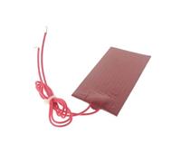 220V AC Rectangular Flexible Silicone Heating Pad 30x200mm 15W for Oil Tank Electrical Wires Heating Accessories Plumbing Fittings