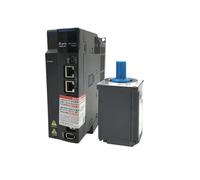 220V AC Servo electronic starter Driver Kit 24Bit Absolute Encoder 100W-3KW 40mm-180mm Flange electronic starter Drive Pulse Input IINKUEYK(DMCNET With Brake,400W High Inertia)