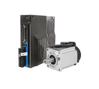 220V AC Servo electronic starter Kit 400W 750W 1KW 17Bit 21Bit Magnetic Absolute Encoder 3000rpm Driver with RS485 60mm 80mm Flange For CNC MQXFCZUX(750W 80mm Flange,17Bit Single Encoder)