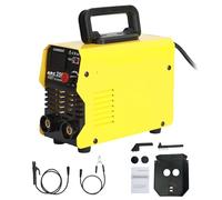 220V ARC-Stick Welders, 200Amp Welding Machine, Household Mini Welder- Machine Beginners Welders, ARC250 Adjustable Current Dual Voltage Digital Display Electric Welding Machine，Yellow