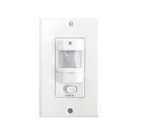 220V Auto PIR Infrared Sensing Switch Human Motion Detection 120° Induction Angle 9±2M Time Delay Adjustable for Lights