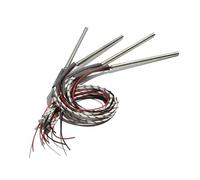 220V Cartridge Heating Element 100MM 120MM 200MM Electric Heater With K Thermocouple 300W 500W 1KW 2Pcs(220V 14x150mm 650W)