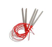 220V Cartridge Heating Element 10MM 12MM 14MM 15MM 16MM Electric Heater Rod 400W 500W 600W 800W 100/200MM Length 5Pcs(220V 15x100mm 350W)