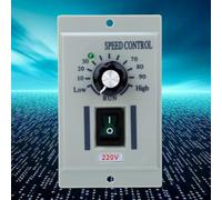 220V DC Motor Speed Controller Governor, Output DC 0-24V 0-110V 0-180V 0-240V, 500W Max for Brushed & Permanent Magnet Motors, Industrial Speed Control for Packaging,(DC 0-240V)