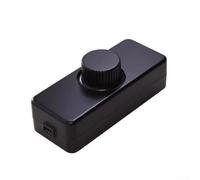 220V Dimmer for Dimmable Lighting, for Floor and Table Lamps, Not Suitable for Motors (black)