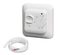 220V electric floor heating temperature controller with external sensor for safety and energy efficient indoor heating management (M5.16)