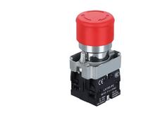 220V Emergency Stop Power Button Switch - Rotate Locking XB2-BS542, BS442, BS642, BS142,1pcs(XB2-BS445)