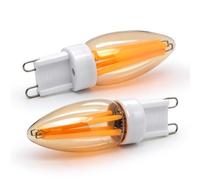 220V G9 LED Bulb Filament 2 Prong Light Bulbs for Ceiling Fan Lamps