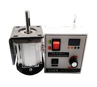 220V High Power Brushless DC Servo Motor Kit, BLDC with Controller Speed Adjustable for Woodworking Lathe Belt Bead Machine（800W Kit) (800W Kit and bracket)