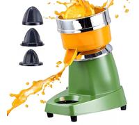 220v High-Power Electric Citrus Juicer 250W 1400 RPM, Large Capacity, Easy Pour Spout, Pulp Control for Oranges, Lemons, Limes & Grapefruits, Compact Design