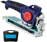 220v Hot Melt Edge Bander for Wood,Self-Adhesive Edge Banding w/50-300°c Adjustable Heat,Works on Straight,Curved and Irregular Wood Surfaces