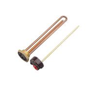 220V Immersion Heating Element Electrical Water Heater with Temperature Controll DN32 Thread Tubular Heater Copper Resistance(U Type 220V 1200W)