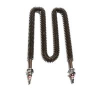 220V M Shape Fin Heating Element SS304 1500W 2000W 2500W 3000W 3500W Electric Heater Resistance 1Pcs(Dark Grey)