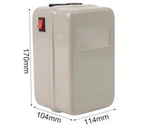 220V Magnetic Motor Starter QCX5 22 with 7 5KW Power Capacity and Built In Overload Protection for Use in Agricultural, Textile, and Water Motor Control Systems (4000W)