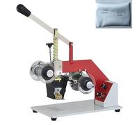 220V Manual Hot Stamping Coding Machine, Adjustable Temperature, Printing Speed 10-60 Times/Minute for Date Marking in Production and Manufacturing