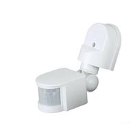 220V PIR Motion Sensor Switch with 180 Degree Detection for Outdoor Use and Timer Adjustable Between 10 Seconds and 7 Minutes