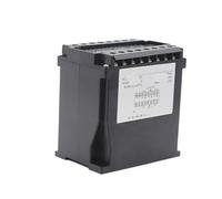 220V Power Supply Three-Phase AC Current Voltage Transmitter Signal Isolator Three-Channel 0-5A to 4-20mA Power Converter(AC0-100V to 4-20mA)