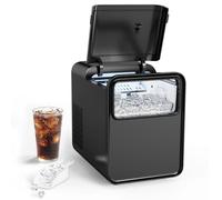 220V Tabletop Ice Maker, Fully Automatic Ice Cube Machine, Produces 12kg/day, 2-Size Adjustment, Perfect for Home, Living Room, Office Use