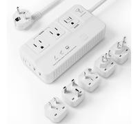 220V to 110V Voltage Converter Adapter: US to Europe International Travel Power Strip Plug Transformer, 2000W Electric Hair Dryer, Output Converters