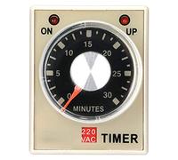 220VAC 6/10/30/60 Minutes Power On Delay Relay AH3-3 (30m)