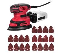 220W Electric Eccentric Sander 13000 OPM 1.6Amp Wood Sanding Processing Polishing Machine with Dust Box Fine Sanding