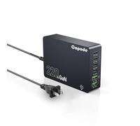 220W USB C Charger Block, 6-Port GaN USB C Charging Station PD 100W PC Laptop Fast Charger Adapter Compatible with iPhone 16, Galaxy 25, MacBook,ipad and More Devices(Black)