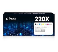 220X 4302DW 4302FDW Compatible for HP 220X 220A Toner Set 4-Pack