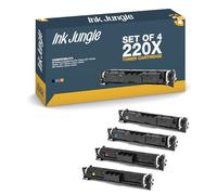 220X Toner Cartridge Multipack With Chip Compatible With HP Colour LaserJet Pro MFP 4302dw 4302fdn 4302fdw 4202dw 4202dn 4303dw 4303fdn 4303fdw Printers Replaces HP 220A or 220X (Set of 4 220X, 4)