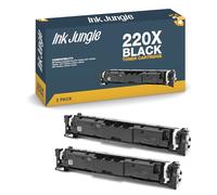220X Toner Cartridge Multipack With Chip Compatible With HP Colour LaserJet Pro MFP 4302dw 4302fdn 4302fdw 4202dw 4202dn 4303dw 4303fdn 4303fdw Printers Replaces HP 220A or 220X (2x 220XL Black, 2)
