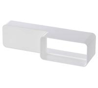 220x55mm - 110x55mm Rectangular Ducting Reducer - Flat Channel Connector Adapter