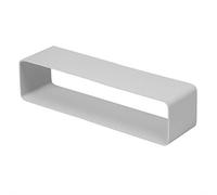 220x55mm Flat Sleeve - Connector for T-Piece, Bend, Reducer - Rectangular Flat PVC Ducting