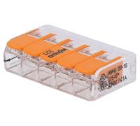 221-615 Installation Quick Clamp 221 Spring Loaded Terminal 05-6mm² 450V WAGO