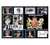 (221) Lady Diana Princess Of Wales Signed A4 Photograph (21 X 297 CM) Art Work Wall Art Display Great Gift Idea (REPRINT) #####