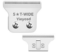 2215 Replacement T Wide Blades Compatible with Wahl 5 Star Detailer Li Trimmer 8081 and 8171,1Set. (1 set)