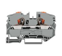 2216-1201 | WAGO 2-CONDUCTOR THROUGH TERMINAL BLOCK WITH PUSH-BUTTON 16 MM², GREY
