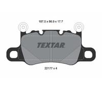Brake Pads Set Rear Textar 2217701 9GT698451G 9J1698451D