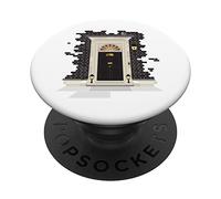 221B Baker Street Doorway - Novelty Sherlock Holmes PopSockets Swappable PopGrip