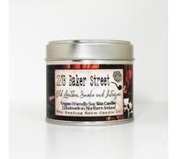 221b Baker Street- Scented Soy Candle- Old Leather, Smoke and Intrigue