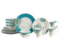 222 Fifth Eliza 16-Piece Dinnerware Set, Teal