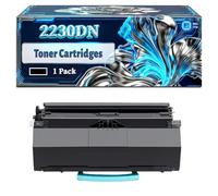 2230DN Toner Cartridges Compatible for Dell 2230 3330dn 3335dn 2230d 3333dn Printers, With Chip Large Capacity 4500 Pages (1 Pack Black)