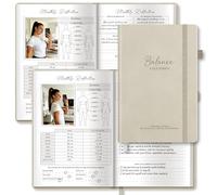 224-Page Gym Workout Log Book - 14-Week Exercise Books with Nutritional Reference Chart & Progress Tracker - Gym Accessories for Women & Men - A5 Weight Loss Journal - Fitness Diary, Work Out Notebook