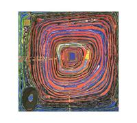 224 The Big Way by Friedensreich Hundertwasser Prints Posters Canvas Deco Paintings Wall Art For Office Living Room Unframe 12"L X 12"W