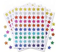 2240 Pcs Holographic Star Stickers for Kids Reward, 10 Assorted Colors Premium PVC Small Stars, Reward Stickers for Student Planner, Teacher Supplies & Classroom Behavior Chart