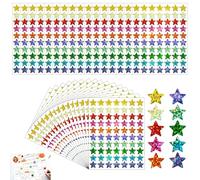 2240pcs Colorful Star Stickers for Kids, 1.5cm Glitter Reward Stickers