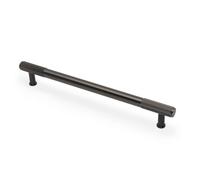 224mm Dark Bronze Reeded Ends Handle
