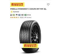 Summer Tyre 225/45 R17 Pirelli 94Y POWERGYAS2 XL
