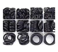 225 Pcs Rubber O Rings Set,3-22 mm Universal O-Ring Gaskets Seal Assortment Kit,18 Sizes Rubber Gasket Seals, Electrical Seal kit for Mixer Tap, Plumbing, Automotive, Air and Gas Sealing Repair