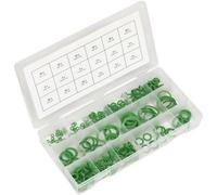 225-Piece Metric Rubber O-Ring Assortment For Air Conditioning - Organized Box